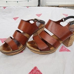 Rag & Bone Folsom Camel Sandals Wedges Platforms